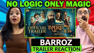 Barroz 3D  Guardian of Treasure Trailer  A Virtual 3D Trailer REACTION  Mohanlal [upl. by Eedeed]