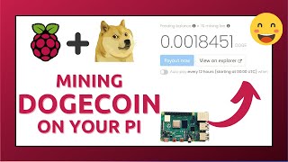 5 Steps to Mine Dogecoin  Crypto currency mining on Raspberry Pi [upl. by Mitinger]