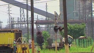 AUDIO Sparrows Point L Furnace demolition notification call [upl. by Jonette]