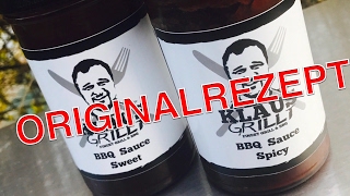 Klaus grillt BBQ Sauce sweet und spicy das ORIGINALREZEPT  klaus grillt [upl. by Anilev]