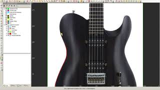 Tutorial alphacam desde cero como diseñar un guitarra o bajo eléctrico [upl. by Dorsey]