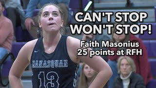 Manasquan 50 Rumson Fair Haven 35  Faith Masonius 25 points [upl. by Aibun]