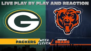 Packers vs Bears Live Play by Play amp Reaction [upl. by Burwell474]