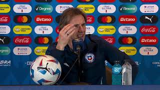 Conferencia de prensa Ricardo Gareca post Argentina 10 Chile Copa América 2024 [upl. by Krisha774]