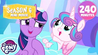 SEASON 6 MINI MOVIE 😱💖 4 HOURS  My Little Pony Friendship is Magic  Mega Compilation 🎥 [upl. by Adyan]