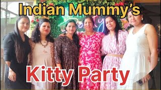 Kitty Party Vlog Indian Mummy’s Kitty Party Kitty Games Ladies kitty party one piece Theme [upl. by Yzmar]