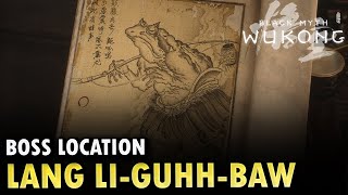 Lang Li Guhh Baw Boss Location Black Myth Wukong [upl. by Clough]