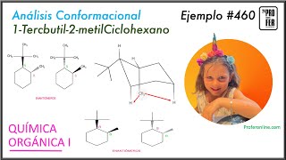 Análisis conformacional y configuracional del Cistrans 1Tercbutil2metilciclohexano 460 [upl. by Isac]