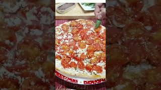 como hacer TARTA TATIN de tomates cherry  Pizza napolitana shorts [upl. by Hairym767]