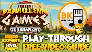 EXPERT PLAYTHROUGH  Panhellenic Games Tournament  Parc De Paris  Golf Clash Guide Tips [upl. by Fahy]