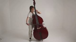 Bottesini Elegy No 1  Double Bass Queen Mikyung Sung January 2021 [upl. by Arimaj]