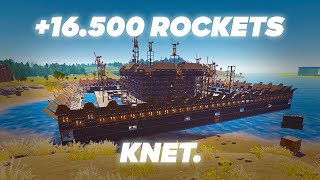 HOW KNET SHOT 16500 ROCKETS IN 2 DAYS ON ATLAS EU 10X  RUST WIPE PROGRESSION [upl. by Stilu]