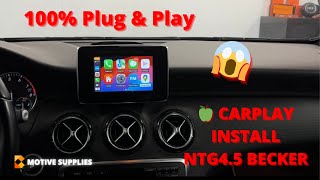 How to Install CARPLAY amp Android Auto in ANY BECKER Mercedes NTG45  100 PlugPlay  Motivesupplies [upl. by Moyra824]