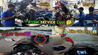 R15 v4 Major Service  R15 Top Speed  Bike Uda Diya [upl. by Bennet789]