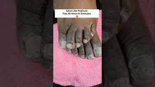 Most Easy Pedicure At Home In 5minutes  Get Fair Feet  Feet Cleaning TipsRemove Suntan shorts [upl. by Zischke508]