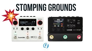 Eventide H90 VS Line 6 HX Stomp TONE Comparison quick with NO TALKING guitarpedals multieffects [upl. by Olva]