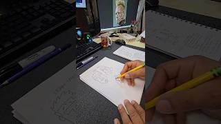 How to draw a caricature three quarter view caricaturedrawing [upl. by Weldon]