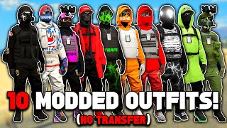 How To Get 10 GTA 5 Modded Outfits No Transfer Glitch [upl. by Ahselrac]