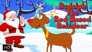 Rudolph The Red Nosed Reindeer Christmas Carols With Lyrics [upl. by Atteval]