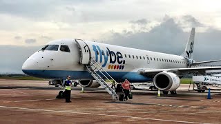 FLYBE Trip Report Norwich to Exeter Embraer 195 [upl. by Naivat]