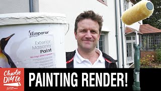 How to Paint Exterior Rendered Walls [upl. by Edroi]