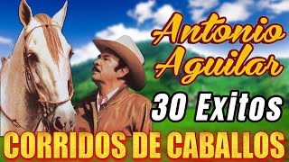 Antonio Aguilar ⭐ 30 Éxitos Corridos De Caballos Famosos 🏇 🐎 🐴 [upl. by Iene981]