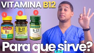 VITAMINA B12 PARA QUE SIRVE  3 COSAS [upl. by Norrek]