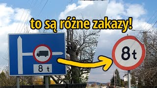 Zaskakujące…znaczenie tych znaków się różni I nie każdy zarządca drogi o tym wie DW766 k Pińczowa [upl. by Allesig]