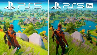 PS5 Fortnite vs PS5 Pro Fortnite BRUH [upl. by Lanae462]