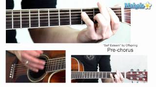 How to Play quotSelf Esteemquot by Offspring on Guitar [upl. by Wiltshire]