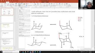 Estabilidad de confórmeros del ciclohexano cis13ciclohexano vs trans14ciclohexano [upl. by Noivart]