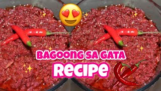 how to cook ginisang bagoong alamang with gata pinoy recipe [upl. by Aronson]