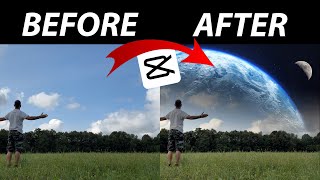 How to Create Epic Fantasy SKY  CapCut Tutorial [upl. by Noami579]