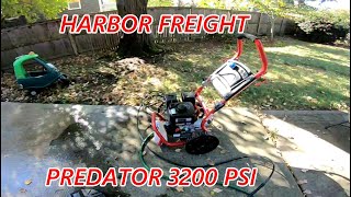 Harbor Freight Pressure Washer  Startup [upl. by Anilegna592]