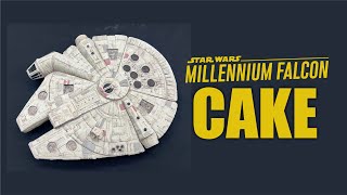 Making a Millennium Falcon CAKE [upl. by Hurley]