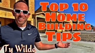 TOP TEN Home Building TIPS  What You NEED to Know Before You Build a House [upl. by Samuele]