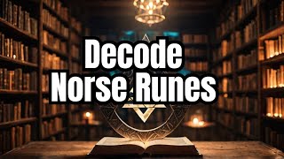 Decoding Ancient Norse Runes Unveiling Their Mysteries [upl. by Nahor433]