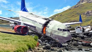 NOT Enough Runway On The Plane  Engines Failed  Airplane Crashes  Besiege plane crash [upl. by Kim262]