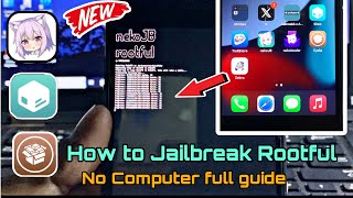 How to Jailbreak NekoJB Rootful No Computer for iOS 1582  iOS 15 full guide for A8A11 [upl. by Ttenrag]