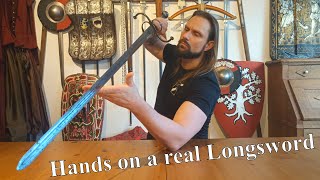 Hands on a real Longsword  A late 16 century artifact [upl. by Reddin771]