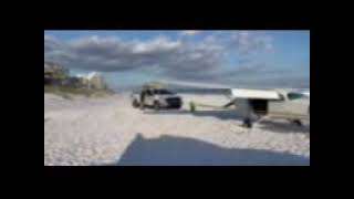 plane lands on Miramar Beach near Sandestin Golf and Beach Resort shorts [upl. by Hildagarde]