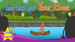 Row Row Row Your Boat  Nursery Rhyme for Children  Kids Song with Lyrics [upl. by Belter]