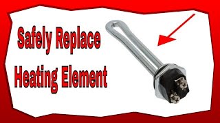 How To Replace An Electric Heating Element and Thermostat [upl. by Nynnahs687]