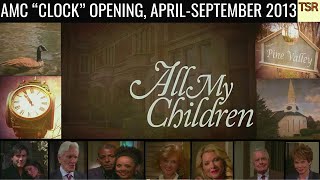 All My Children quotClockquot Opening An AMC Opening Sequence With No Susan Lucci [upl. by Boswell]