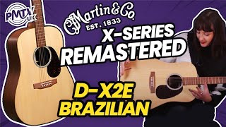 2024 Martin XSeries Remastered DX2E Brazilian  A Stunning New Martin Acoustic [upl. by Cormier]