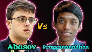 ABASOV vs PRAGGNANANDHAA  Round 14 [upl. by Aramoiz]