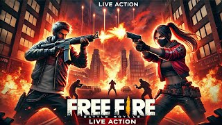 free fire live epic battle royal Action  game play and epic movement 🔥 [upl. by Notreve]