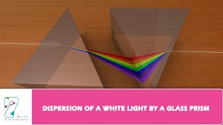 DISPERSION OF A WHITE LIGHT BY A GLASS PRISM [upl. by Fionna]