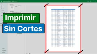 Como IMPRIMIR CORRECTAMENTE en Excel 🖨️ Sin que se CORTE y CONVERTIR a PDF [upl. by Raamaj69]