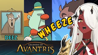 FUNNY DND SHORTS l Legends of Avantris Reaction l Chuckles Betsy Torbek Peggy Gricko etc [upl. by Ahsikyt]